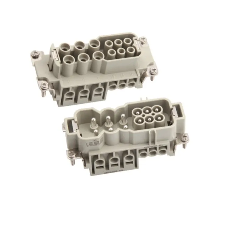 Factory Supply HWK series heavy duty connector Female Hot Runner Cables Accessories 6 Pole Screw Connector