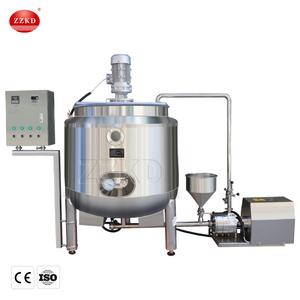 Tanque Mezclador de Alto Cizallamiento de Acero Inoxidable para Gel de Alcohol y Carbomer, Máquina Mezcladora de Jugos con Camisa de Acero Inoxidable - Product Image 1