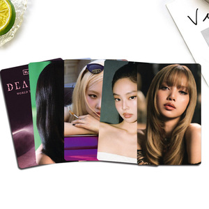 Bán buôn thời hạn tour du lịch thế giới Lomo photocard Bưu Thiếp giấy thủ công có tính năng jisoo jennie Lisa Rose-cho người hâm mộ Kpop - Product Image 5