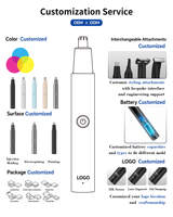 Alat Cukur Rambut Intim Wanita 4-in-1 dengan Perlindungan Air IPX7 Penuh dan Baterai 600mAh, Alat Cukur Tubuh Isi Ulang untuk Perawatan di Rumah.