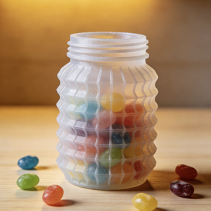 Recipiente Hermético Personalizado Impreso en 3D para 3.5g de Hierbas Culinarias Secas |   Sello de Seguridad Alimentaria |   Área de Etiqueta Personalizada en la Tapa - Product Image 5