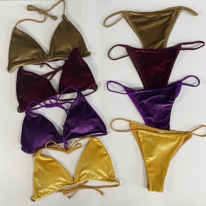 Indumento Bikini personalizzato da donna alla moda Sexy da bagno e da spiaggia <span class=keywords><strong>abbigliamento</strong></span> da bagno con motivo stampato <span class=keywords><strong>abbigliamento</strong></span> da spiaggia personalizzato - Product Image 1