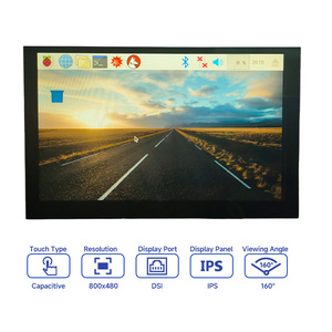 Nhà sản xuất bán buôn 800x480 pixel 5 inch IPS Panel <span class=keywords><strong>LCD</strong></span> với <span class=keywords><strong>HD</strong></span> cảm ứng điện dung màn hình - Product Image 2