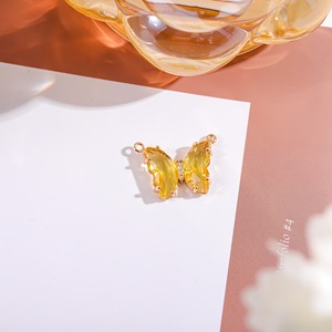 Gradient Màu Bướm Thủy Tinh Pha Lê Mặt Dây Chuyền Cho Tự Làm Dây Chuyền Vòng Tay Đồ Trang Sức Làm Linh Kiện Phụ Kiện - Product Image 6