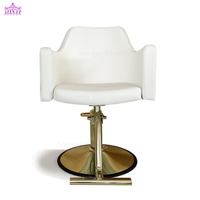 Speway-Mobilier de Salon de Beauté Blanc et Or Confortable Chaise de Salon Berbère Chaises de Coiffure Vente en Gros