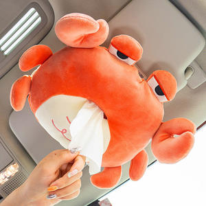 Caja de pañuelos de felpa con diseño de animales, multiusos, divertida, portátil, bonita, para uso diario, venta al por mayor - Product Image 6