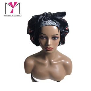 Pink Satin <b>Bonnet</b> With Glitter Band And Diamond Trim Full Logo Party Hat For Women 54-56cm Home Use - Product Image 6