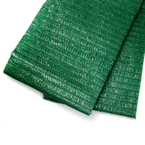 100% Virgin HDPE Plain Weaving Sonnenschutz Net Cloth Green Color Shade Mesh