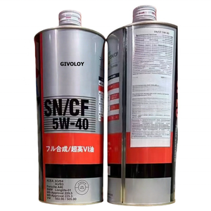 زيت محرك بنزين عالي الجودة GIVOLOY OEM & ODM 5W40 SAE 1 لتر زيت أساس اصطناعي بالكامل زيوت تشحيم للسيارات - Product Image 1