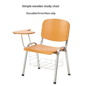 Silla Ergonómica de Cuatro Patas para Estudiantes con Tablero de Escritura, para Conferencias de Prensa, Hogar, Escuela y Sala de Estar - Product Image 5