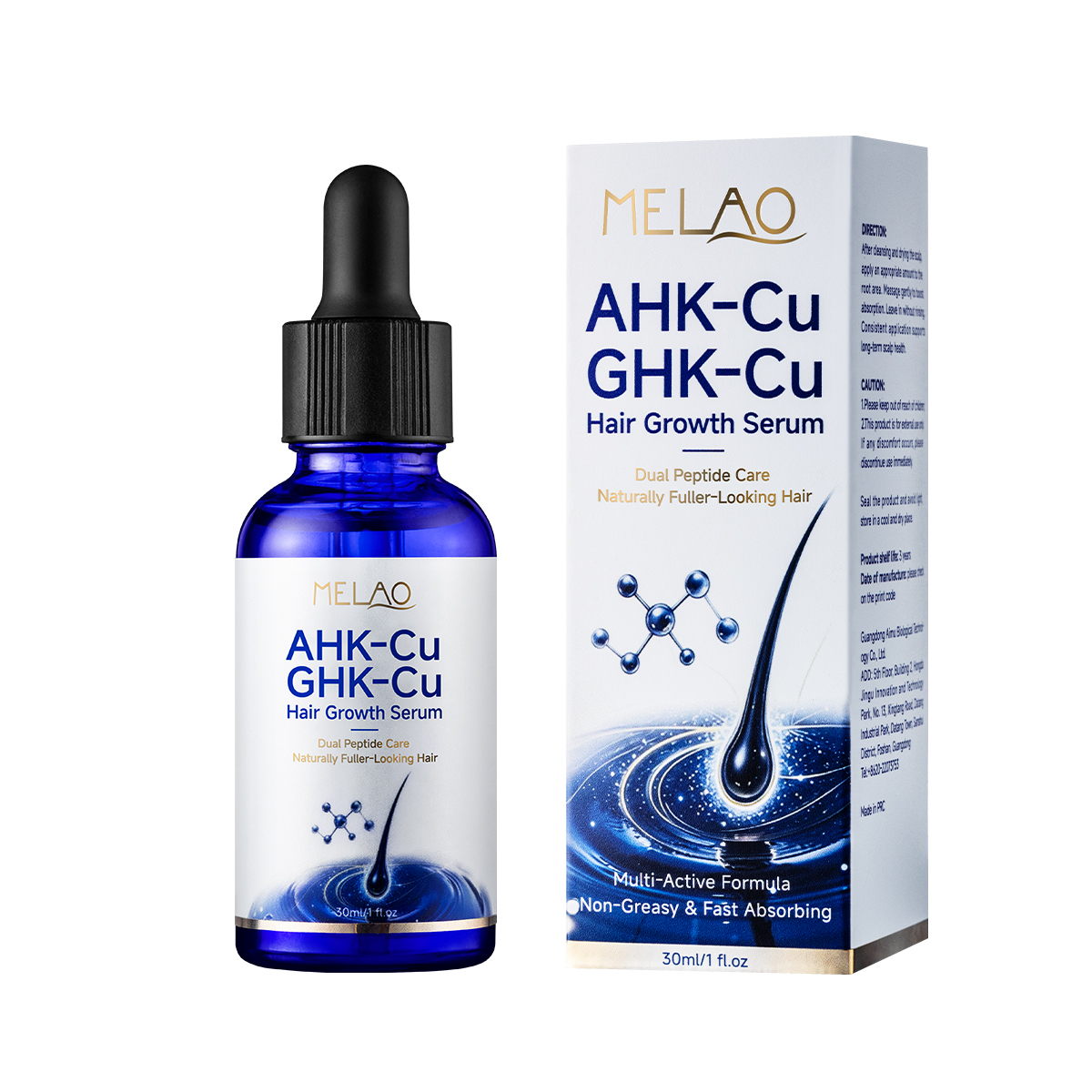 SÉRUM CAPILLAIRE GHK-CU+AHK-CU