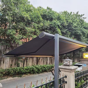 Fabrication de stores pare-soleil métalliques commerciaux, stores cassettés complets, stores manuels télécommandés, stores rétractables en aluminium, stores imperméables - Product Image 6