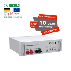 8000 Cycles No Tax 16s 100a Bms 51.2v 120ah 6kwh Solar Inverter Lithium Ion Battery Energy Storage Battery 48v Lifepo4 Battery