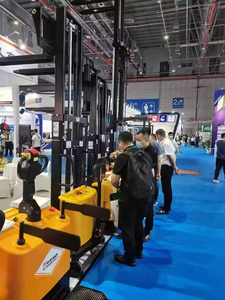 1ton semi-elektrik hidrolik <span class=keywords><strong>Manual</strong></span> <span class=keywords><strong>Stacker</strong></span> mengangkat sendiri palet Forklift - Product Image 6