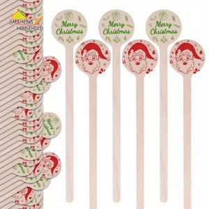 Single-Use Wooden <strong>Coffee</strong> <strong>Stirrers</strong>-Paper-Wrapped Smooth Eco-Friendly Biodegradable Food-grade Portable-Great for <strong>Coffee</strong> Tea - Product Image 3