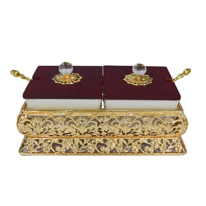 Recipiente de Cocina de Metal Chapado en Oro, Cuadrado, de Cerámica, para <span class=keywords><strong>Café</strong></span>, Especias, Olla con Tapa - Product Image 3