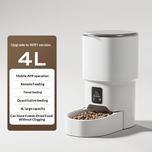 宠物智能自动喂食器 4L 智能手机定时定量远程多插头猫狗盆涂鸦APP - Product Image 6