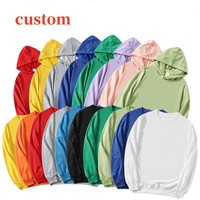 Sweat-shirt à capuche vierge personnalisable avec impression et broderie de logos, fermeture éclair, pour homme – Vente directe usine