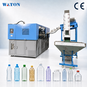 Machine de soufflage automatique de bouteilles PET à 6 cavités, haute vitesse, 100 ml à 750 ml, pour eau minérale, huile alimentaire, détergent, équipement CE - Product Image 1
