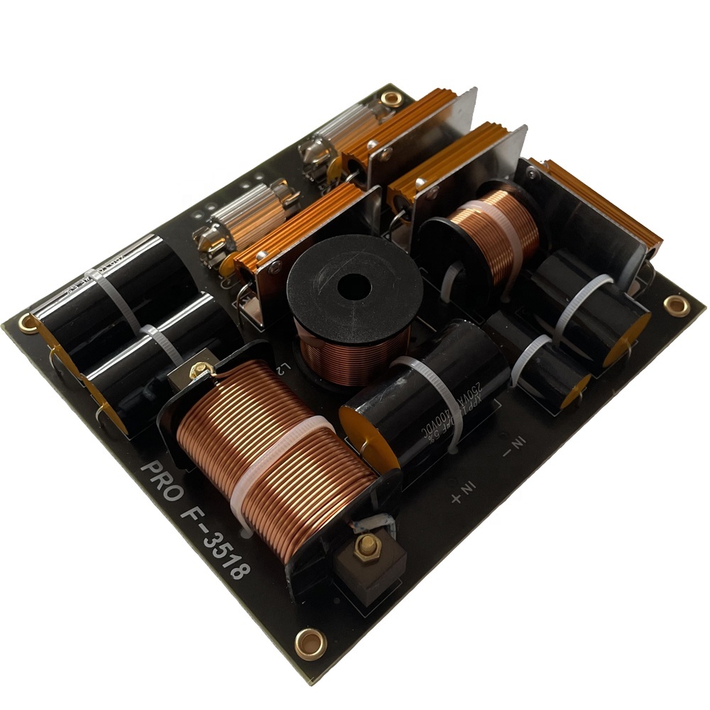 1000W 2 Way 3 Unit Dual Bass High-Low Speaker Frequency
