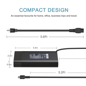 EliteBook-cargador USB tipo C delgado de 90W para ordenador portátil, Cargador USB tipo C de carga rápida para Hp Spectre X360, 1040 G4 - Product Image 5