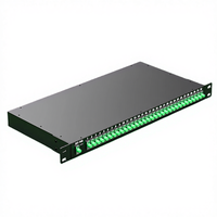 Splitter Fiber PLC DIMAN 33-Port 1x32 2x16 Optik Drawer 1U 19 Rack Mount dengan Konektor SC-APC GPRS FTTX
