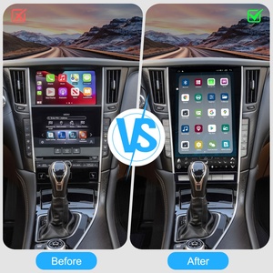 Écran tactile 12,1 pouces, autoradio GPS, lecteur DVD, écran Tesla vertical Android pour Infinity Q50 Q50L QX60 2013 2019 - Product Image 6