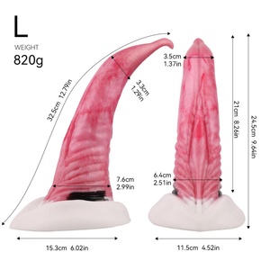 YOCY 12 Inches Big Animal <b>Dildo</b> Realistic Whale Penis Silicone Cock Artificial Animal Penis Female Masturbate Alien Cock <b>Dildo</b> - Product Image 3