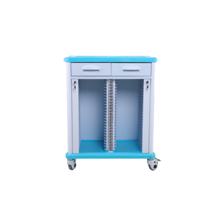 MT 메디컬 ABS 플라스틱 의료 카트 양면 환자 기록 카트 - Product Image 1