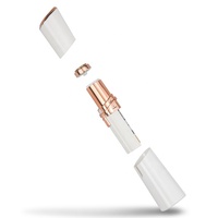 Stylo électrique pour épilation, Mini rasoir sans douleur, batterie électrique, Rechargeable, épilateur, 2 pièces