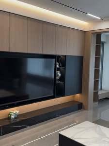 Sistema de Pared para TV Minimalista Moderno, Mueble de Almacenamiento Personalizado para Toda la Pared, Solución para Sala de Estar y Toda la Casa - Product Image 2