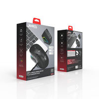 Souris de jeu Jedel nouvelle, légère, 7D, trois modèles avec station de charge, souris de jeu e-sport avec écran pour ordinateur PC