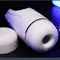 Pompe à pénis pour homme - Jouets sexuels masculins avec pompe à vide améliorée, 9 fonctions de poussée, rotation, vibration, succion et léchage