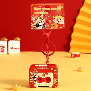 Original chính hãng năm mới ghi Keychain phim hoạt hình Đồ chơi Mặt dây chuyền túi nhựa bán buôn với Acrylic năm mới món quà ý tưởng - Product Image 5