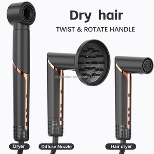 Styler automatique professionnel ionique <span class=keywords><strong>7</strong></span> en 1, brosse à air chaud, sèche-cheveux, styler pour voyage, outil de lissage, usine - Product Image 3