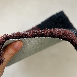 Césped Artificial Bicolor Negro y Marrón para Jardín, Patio Trasero, Paisajismo - Product Image 3
