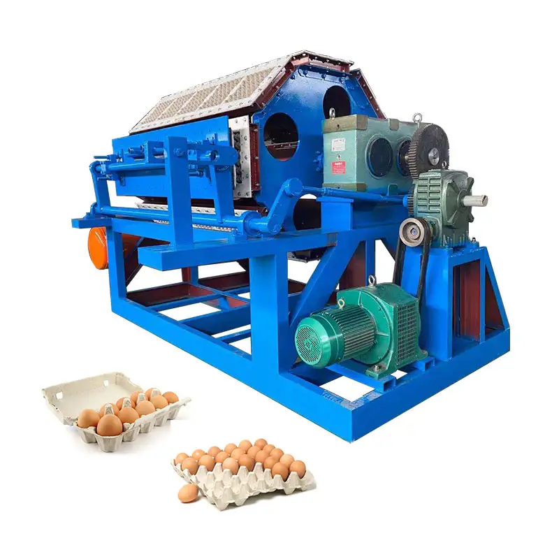 เครื่องผลิตถาด3000สำหรับผลิตภัณฑ์มะพร้าวเครื่องทำไข่ขึ้นรูปเยื่ออัตโนมัติ/ชิ้นต่อชั่วโมง