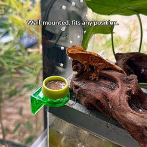 Tazón de Pared para Puré de Frutas para Dragones Barbudos, Geckos y Camaleones, Lavable a Máquina, Tazón de Alimentación con Suplemento de Calcio - Product Image 3