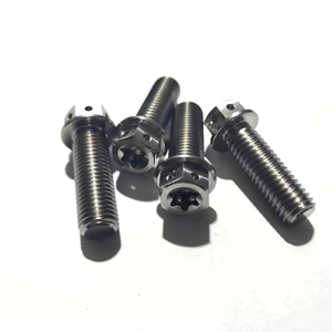 Pernos de Brida de Titanio GR5 M10 Personalizados, Cabeza Hexagonal, Fijaciones para Motocicleta, Herrajes Ligeros para Carreras, OEM - Product Image 5
