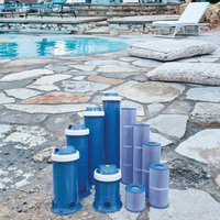 Filtre à cylindre à haut débit pour piscine, traitement de l'eau de piscine, hydrothérapie