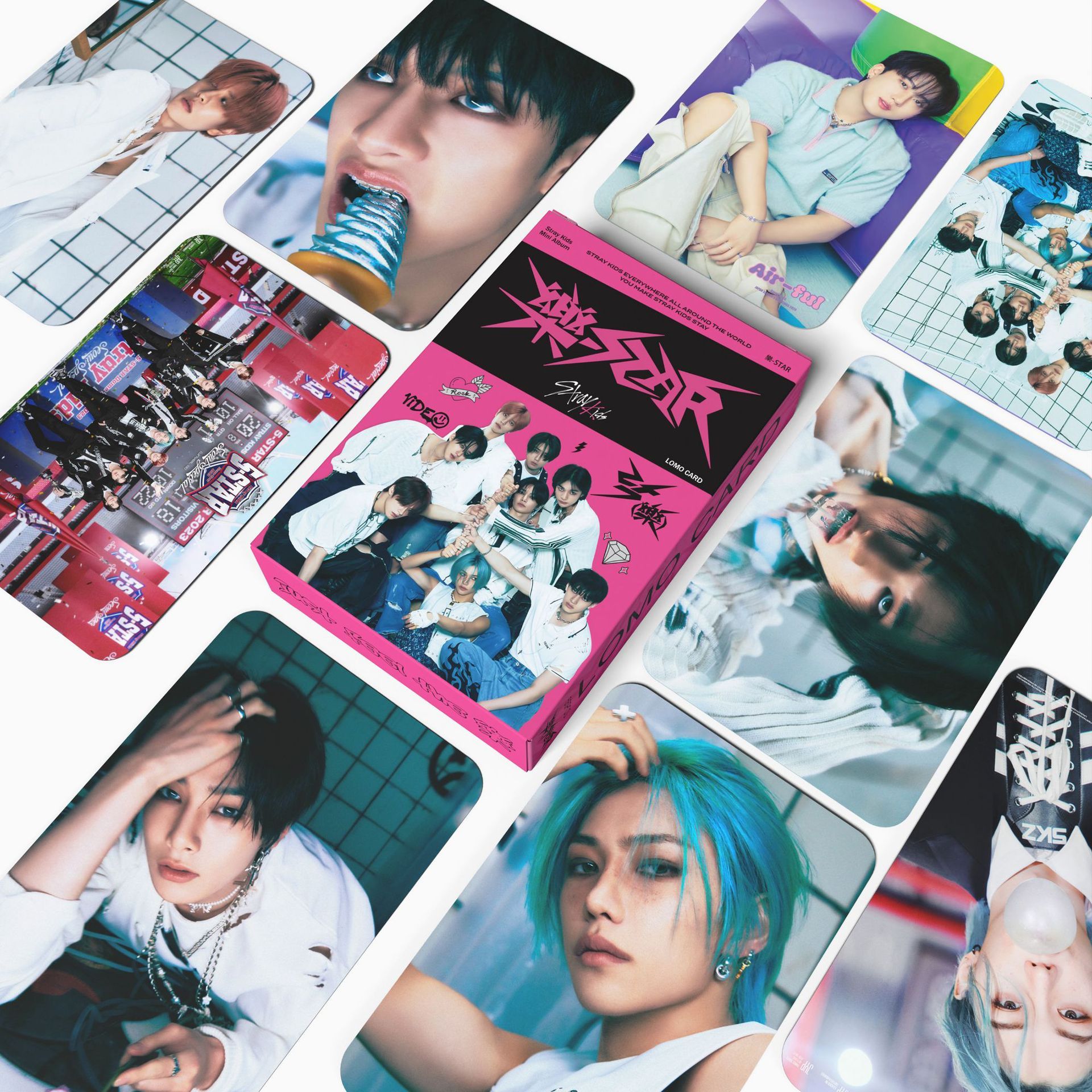 Collezione Fotocards Stray Kids KARMA - 55 Carte Lomo Esclusive, Stampa A Colori Vivaci, Per Fan E Collezionisti