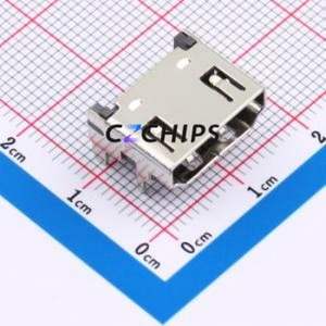HC-HDMI0019T-2 HDMI Connector SMD Connector ( Connector Type: HDMI-A )( Gender: Female )( Total Number of PINs: 19P ) - Product Image 1