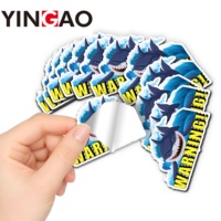 Autocollant PVC personnalisé imperméable, auto-adhésif puissant, découpé à la forme, résistant aux UV et aux rayures, autocollants logo pour skateboard