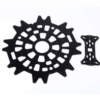Plaque centrale en fibre de carbone usinée sur mesure par CNC