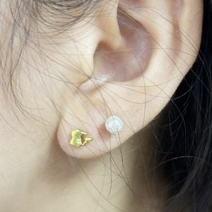 ต่างหูไทเทเนียมดีไซน์ใหม่ F136 ต่างหูแบบก้านไม่ก่อให้เกิดอาการแพ้ ชุดต่างหูแบบติดหู สไตล์อินดัสเทรียล ต่างหูแบบติดหูน่ารัก - Product Image 2