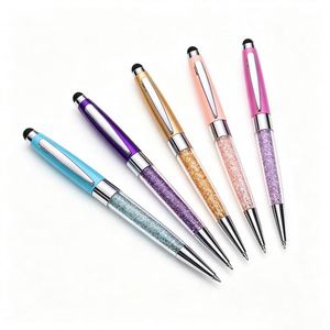Stylus <b>Pen</b> Wholesale Luxury Gift Diamond Crystal <b>Pen</b> Customizable Logo Metal Ballpoint <b>Pen</b> for Girl - Product Image 1