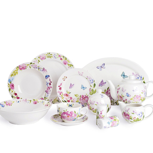 47 unids o 72 unids vajilla de cerámica de China de hueso de <span class=keywords><strong>la</strong></span> cena para el hogar <span class=keywords><strong>restaurante</strong></span> y Hotel - Product Image 2