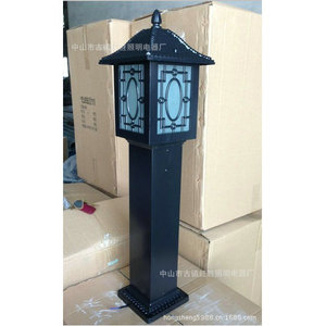 Lampe de jardin en alliage d'aluminium IP54 avec abat-jour en verre LED pour éclairage extérieur - Product Image 2