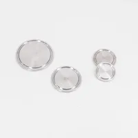 Tapa Ciega Sanitaria de Acero Inoxidable SUS 304 con Abrazadera Tri-Clamp de 0.5\", 0.75\", 1\", 1.5\", 2\", 2.5\", 3\", 3.5\", 4\", 4.5\", 5\", 6\", 8\", 10\" para Elaboración Casera de Cerveza