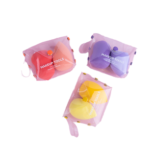 Éponge de maquillage en forme d'œuf, sans latex, lavable, éponge pour fond de teint, logo personnalisé, éponge cosmétique douce pour le maquillage du visage - Product Image 1